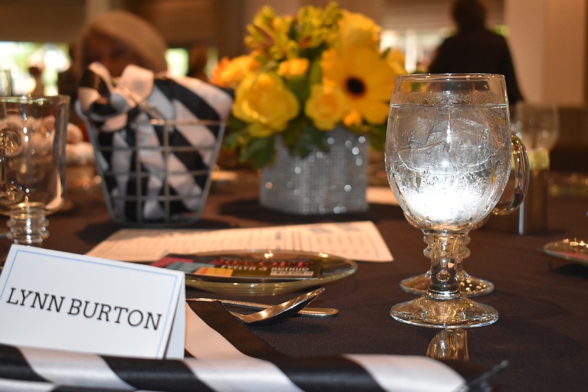 Decorations stuck to the 