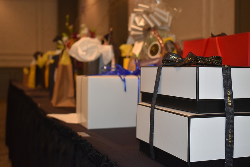 Raffle prizes from St. Armands stores were up for grabs.