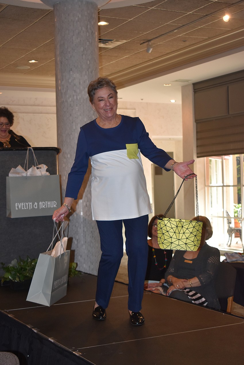 Lois Lowsky strikes a pose.