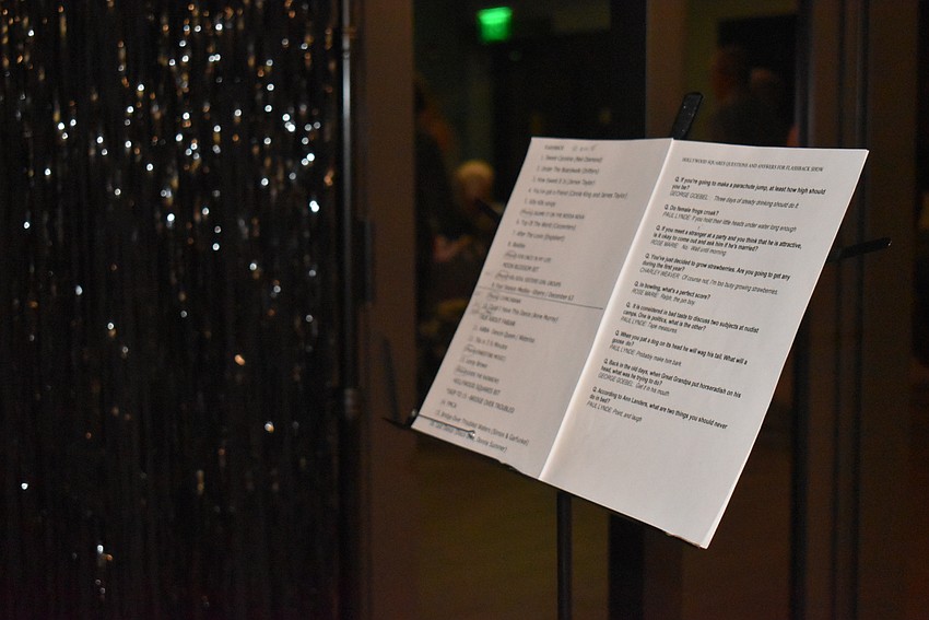 Marcy Downey's music for the cabaret show.