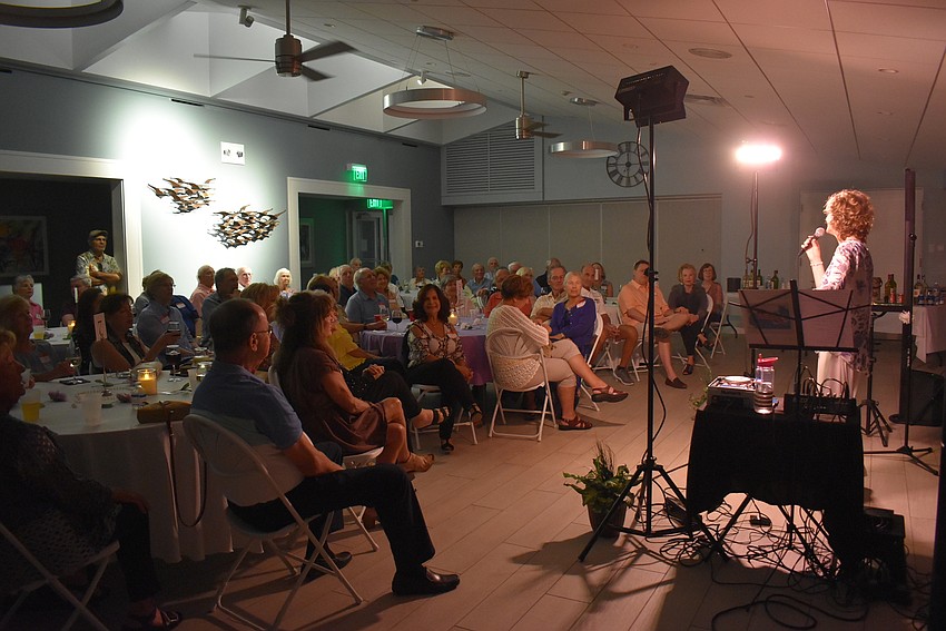 Attendees swayed along to Downey's music.