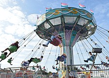 The 104th Manatee County Fair's midway is full of rides, carnival games and other activities.
