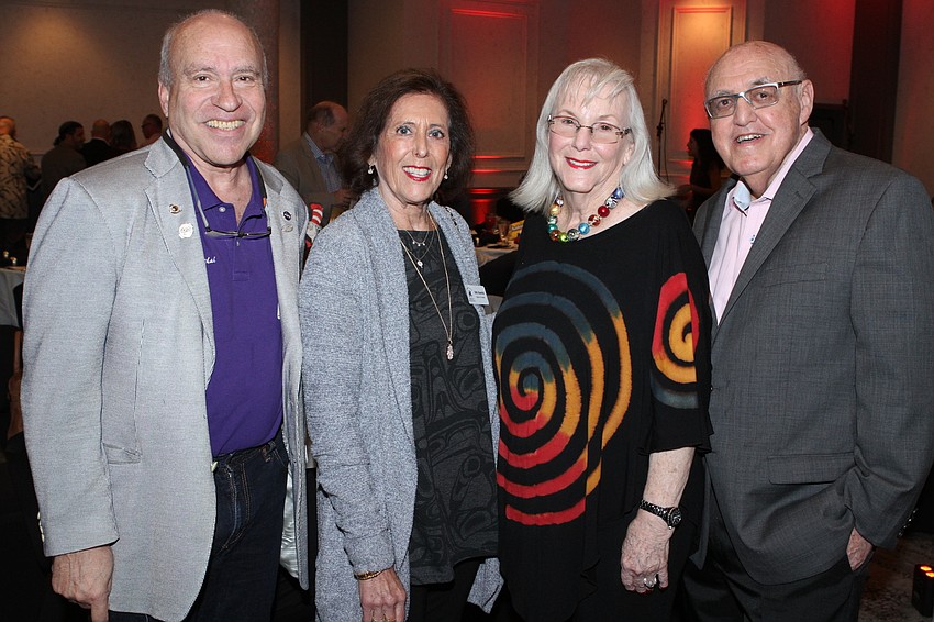 Ed and Betty Rosenthal with Myrna and David Band