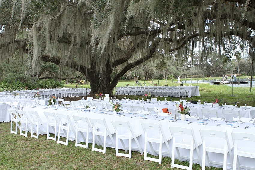 More than 100 supporters took a trip to the aquaculture park.