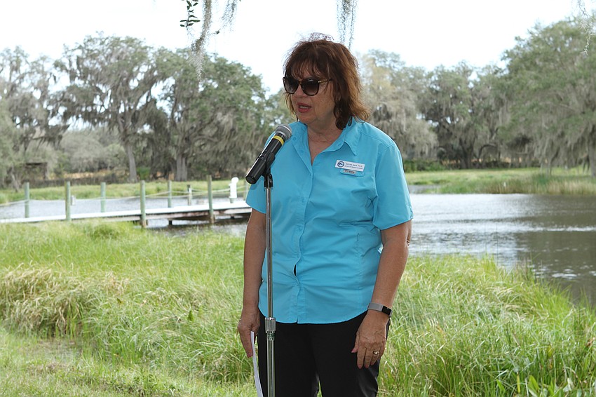 Aquaculture Research Park's Director Dr. Kevan Main kicked off the luncheon program.