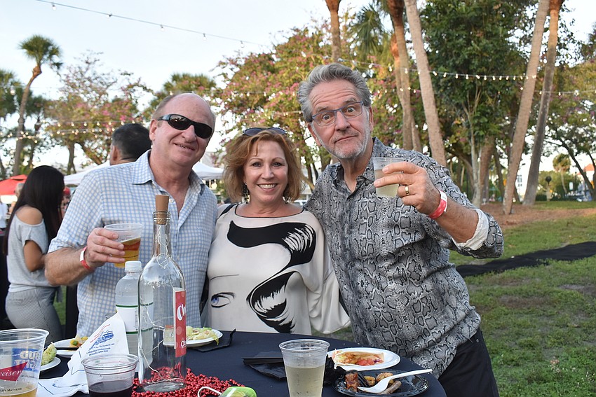 Nancy and John Zalick with Bill Cross