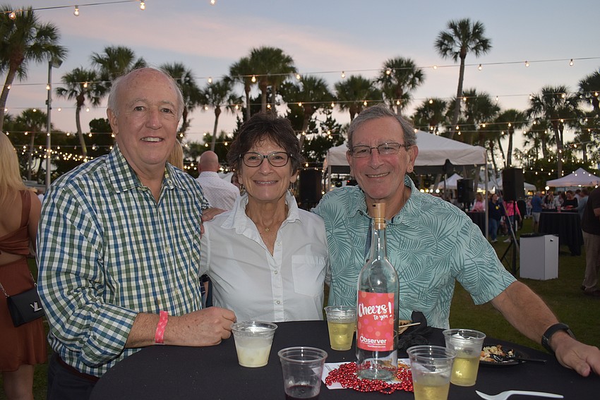Richard and Karen Farkas with Brian Baxter