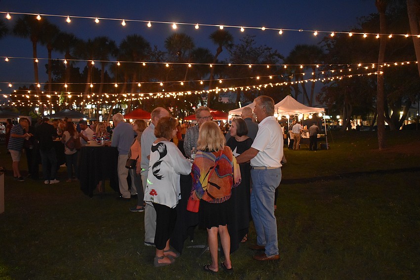 Attendees enjoyed a twinkling evening in St. Armands Circle.