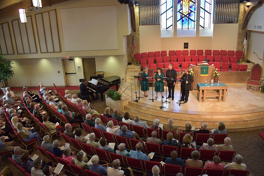 Qol Quartet performs for Christ Church of Longboat Key.