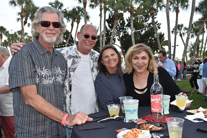 Doug Jingst, Kevin Bales, Mary Ann Miller and Violeta Grassfield