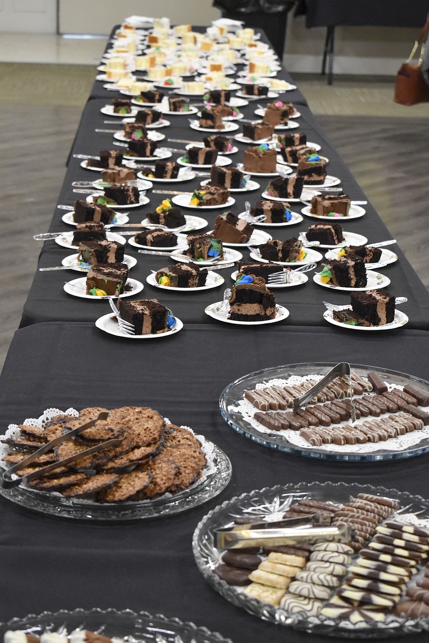 The service was followed by a dessert reception.