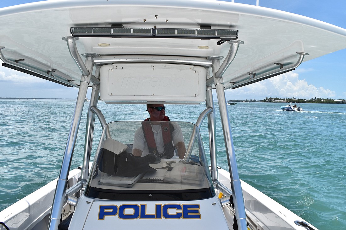 One of the Longboat Key police boats is about 13 years old and will be replaced through a grant from West Coast Inland Navigation District.