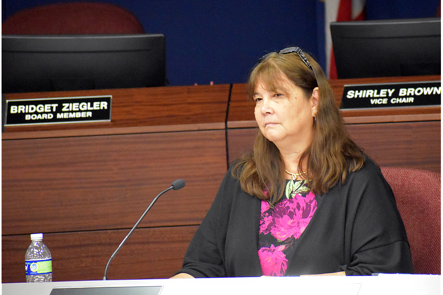 Mitsi Corcoran is being paid $207,000 a year as acting superintendent.