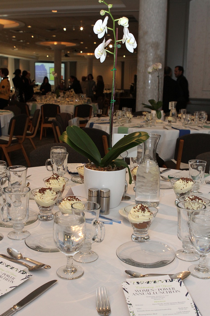 Hundreds of guests attended the luncheon.