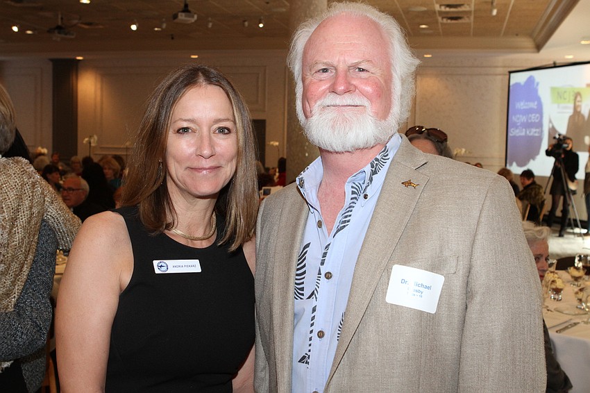 Andrea Piekarz and Dr. Michael Crosby