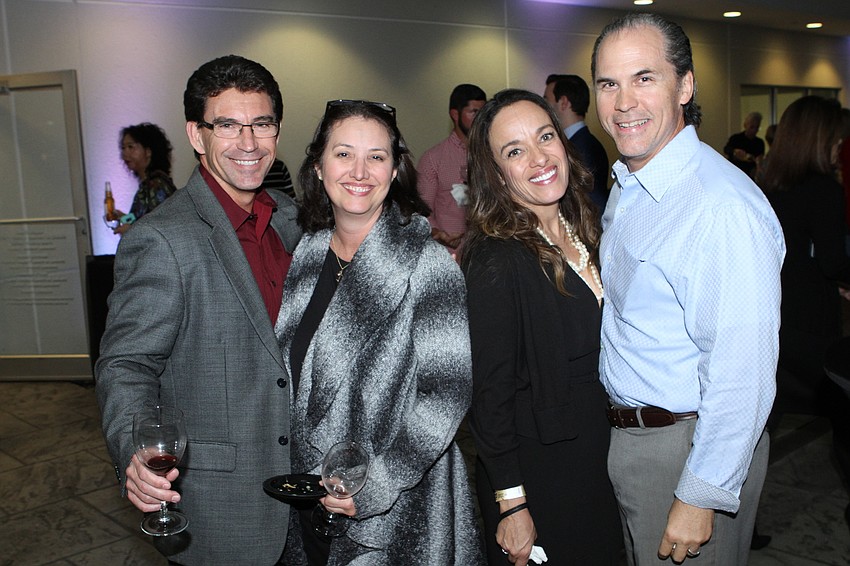 Brian and Barbara Palmer with Dr. Michele Lamourt and Dr. James Haley
