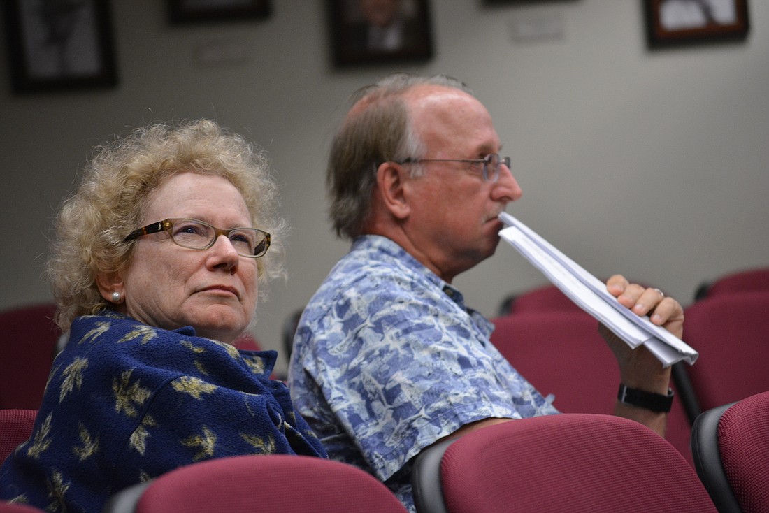 Myakka&#39;s Charlene and Jim Michaels opposed the zoning request at State Road 70 and County Road 675 because they did not feel it was compatible with the area.