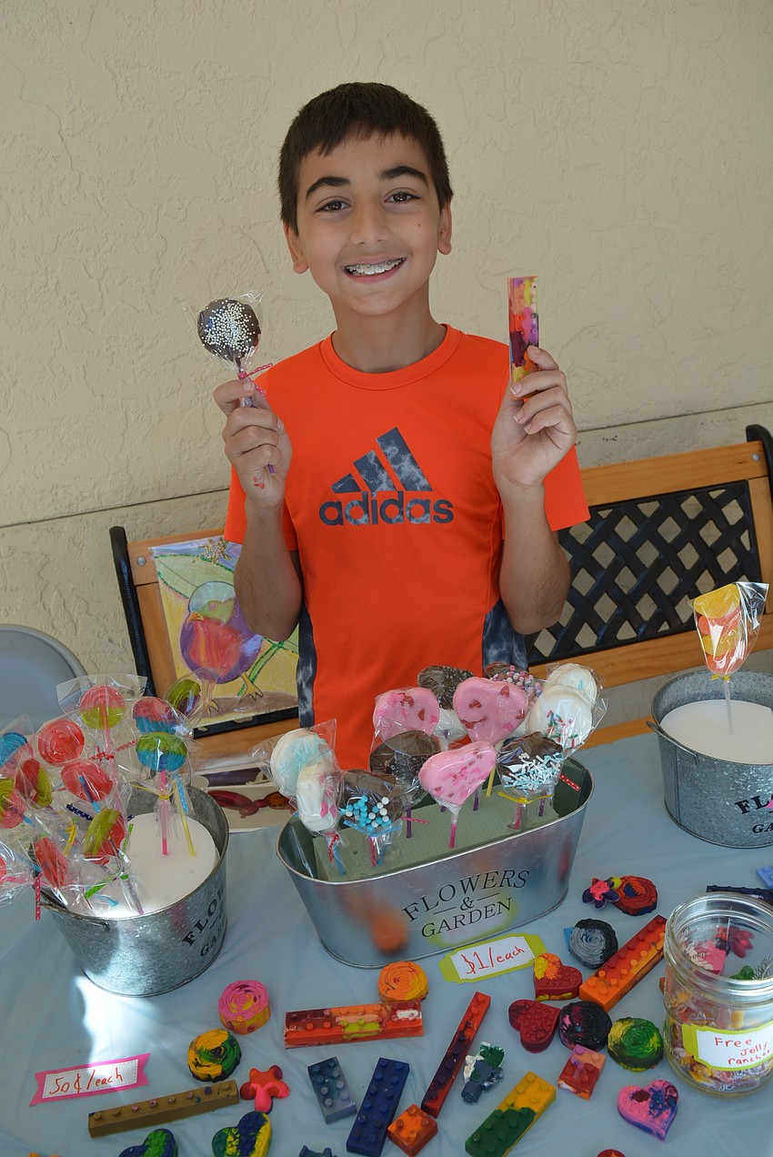 Ten-year-old Del Tierra resident Jaden Cagno made 