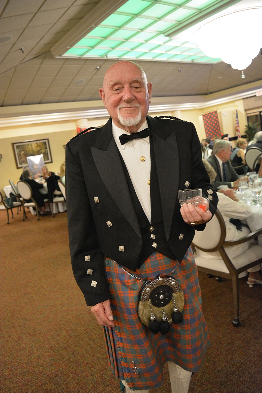Bradenton's Bill Dalgarno has been coming to this Burns Supper celebration for about 15 years.
