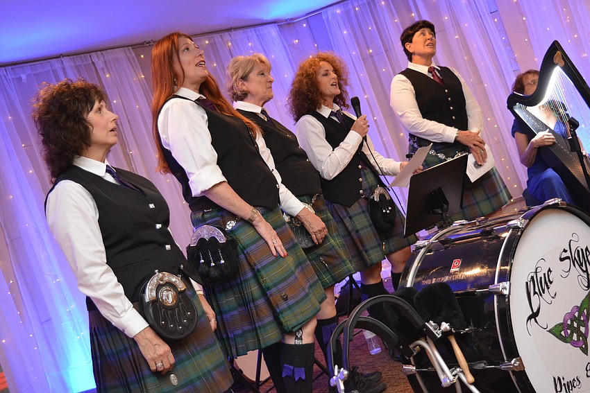 Blue Skye Pipes and Drums perform 