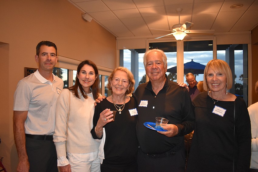 Mark and Shaena Macsween with Ruth Sandler and Charles and Carolyn Greenberg