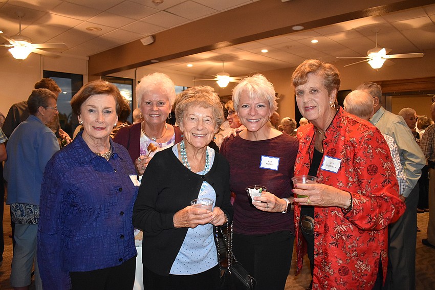 Mary Ahern, Caro Stephani, Agnes Forcht, Pat Risner and Ann Friedman