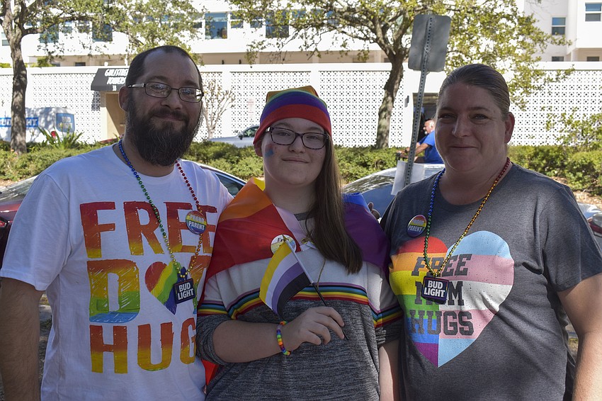 Marc, Kamryn, 13, and Hillary Palan