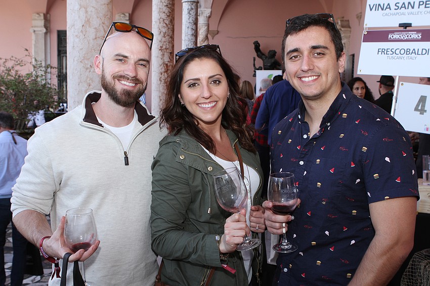 Rick Shere with Amanda and Eric Peters