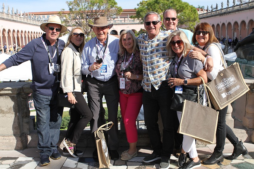 Vern and Liliana Chalfant with David and Lynn Leach and Walter Sebring, Susan Travers, Jim Travers and Lauren Wulff