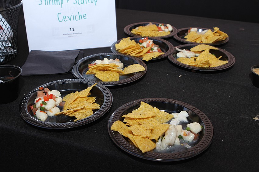 There were more than 110 food and drink stations.