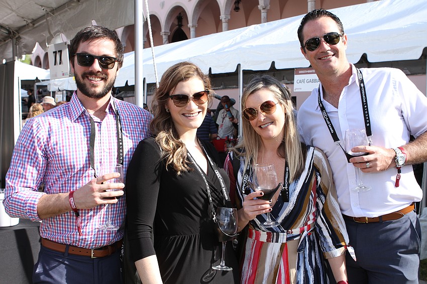 Frank and Alex Allen with Amanda and Jason DeFoor