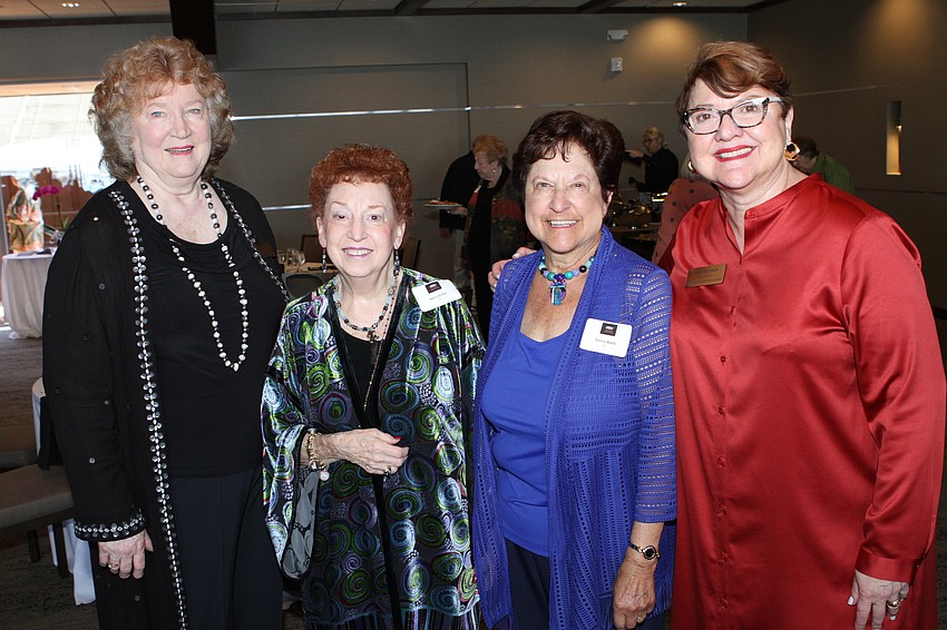 President Joy McIntyre, Sora Yelin, Terry Roth and Judy Beilman