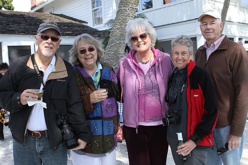 John and Barbara Baldwin with Raven McDonough and Deborah and Dennis Borner