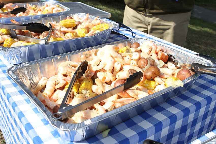 Guests had plenty of seafood to choose from