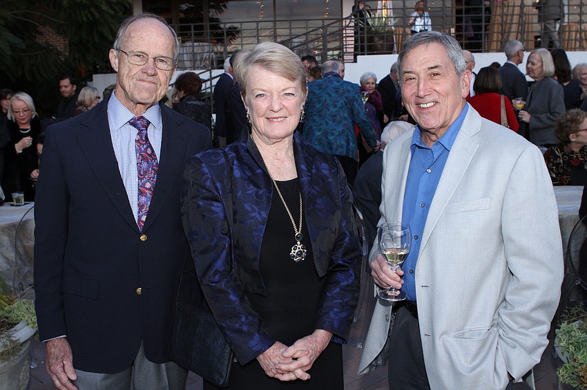 Bob and Carolyn Johnson with Aaron Fink