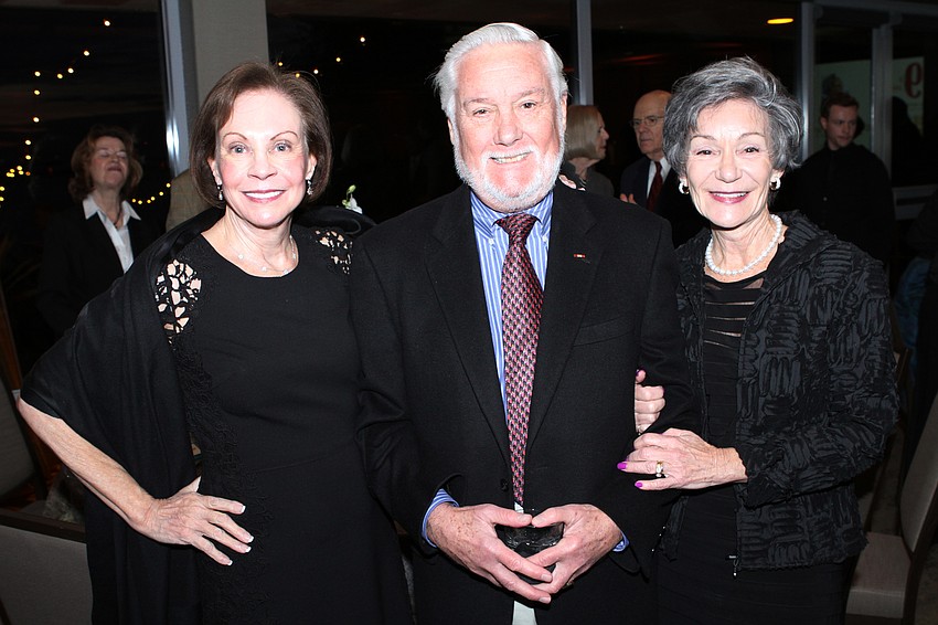 Joanne Powers with Travis and Kathy Brown