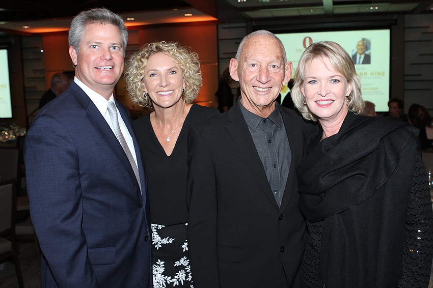 Paul and Jenni Hudson with Keith Monda and Veronica Brady