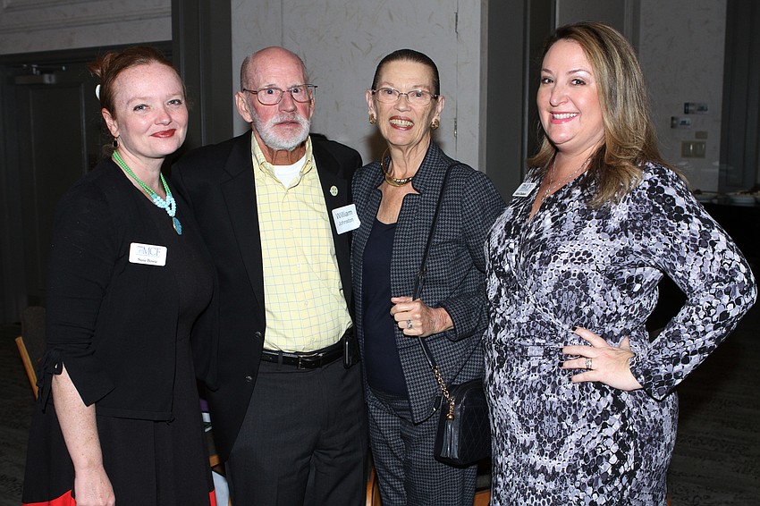 Susie Bowie with William and Betsy Johnston and Alicia Chalmers
