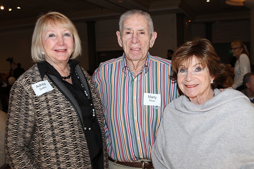 Adrea Suki with Marty and Irene Ross