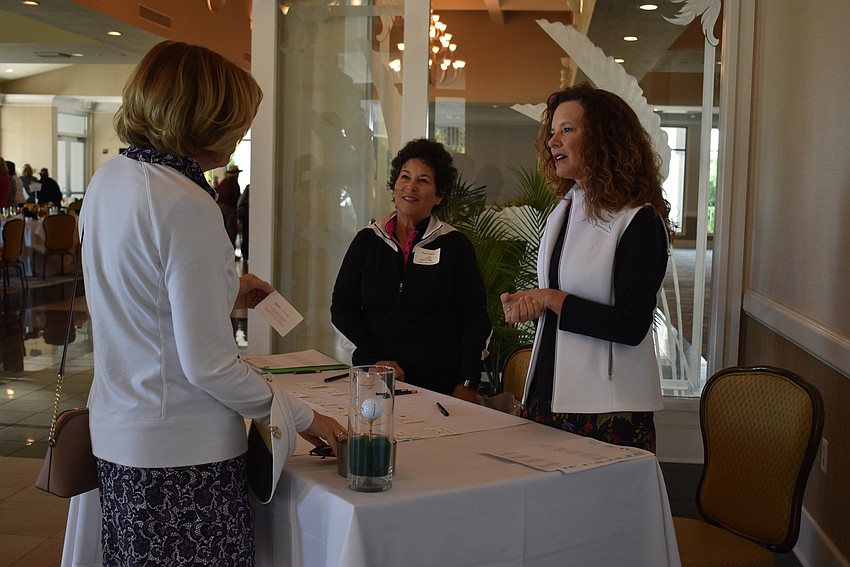 Members check in at the front desk.