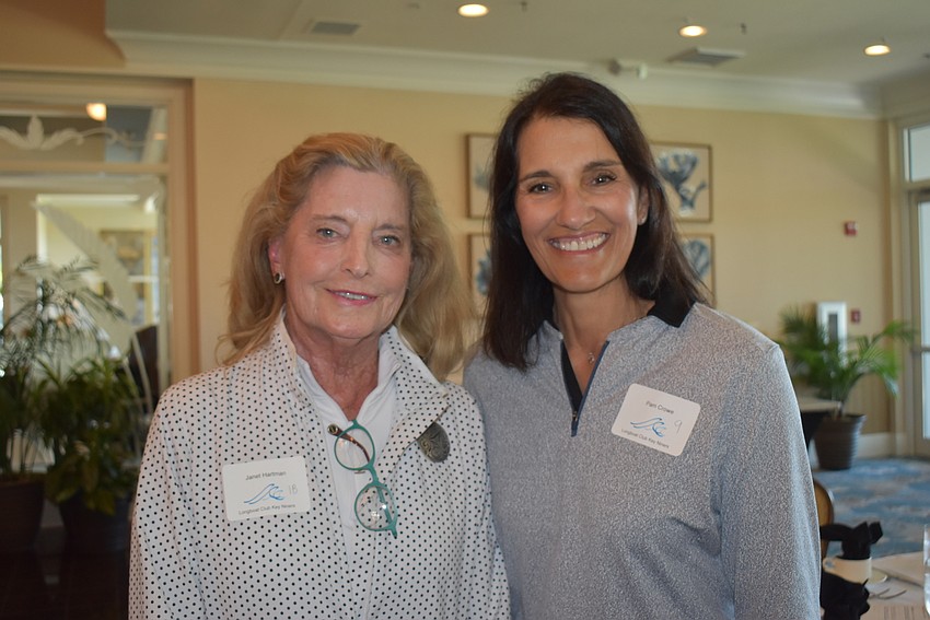 Janet Hartman and Pam Crowe