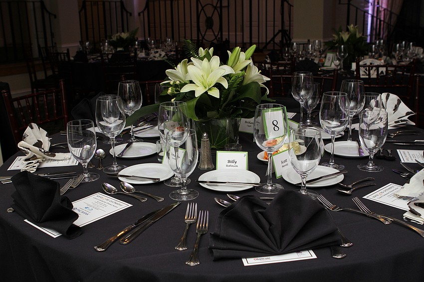 The reception was followed by dinner.