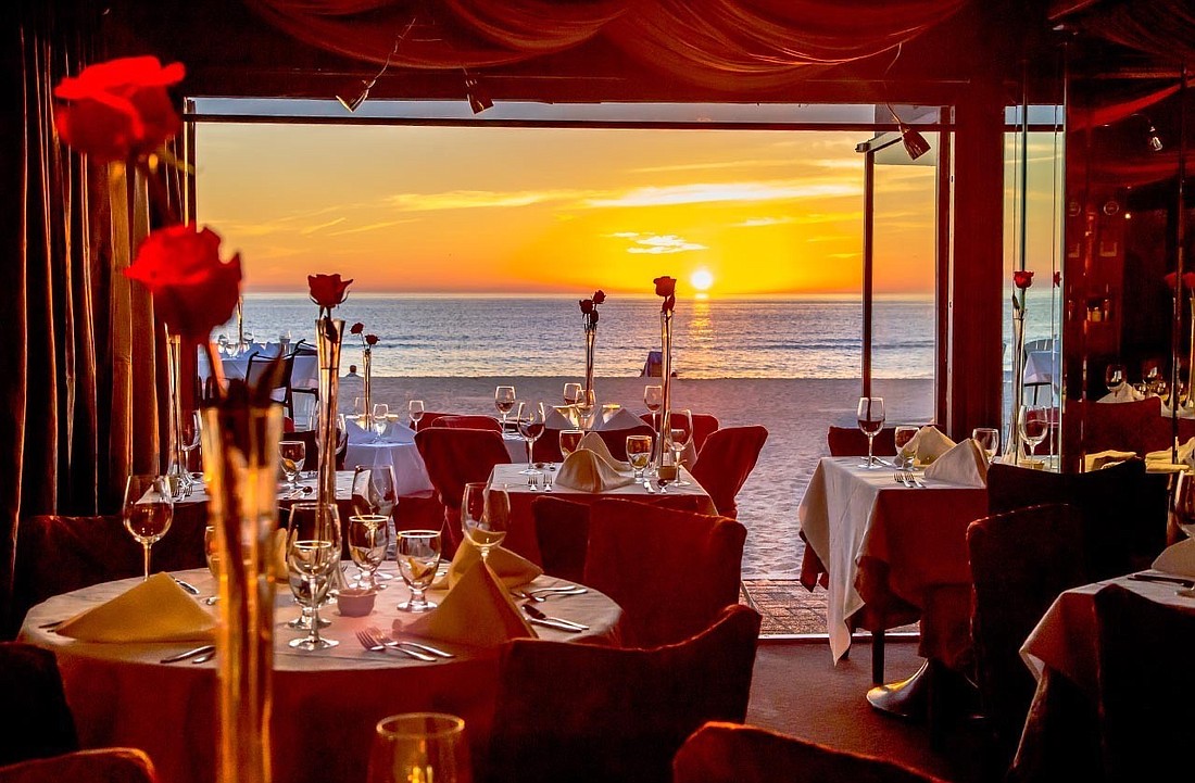 For a romantic setting, it&#39;s hard to beat the Gulf view and exquisite dining at Beach Bistro. Courtesy photo.