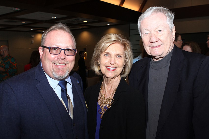 Doug Staley with Myrna and John Welch