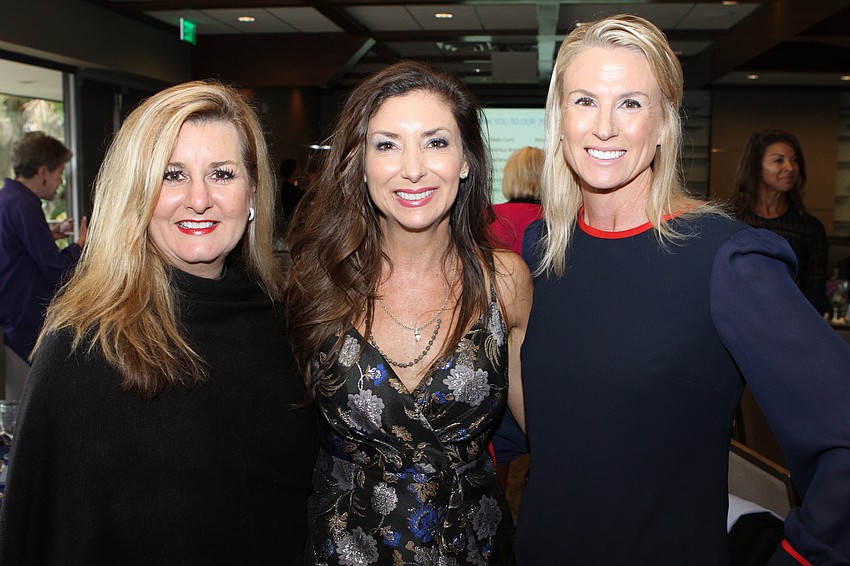 Committee members Kelly Abercombie and Donna Koffman with Alisa Pettingell