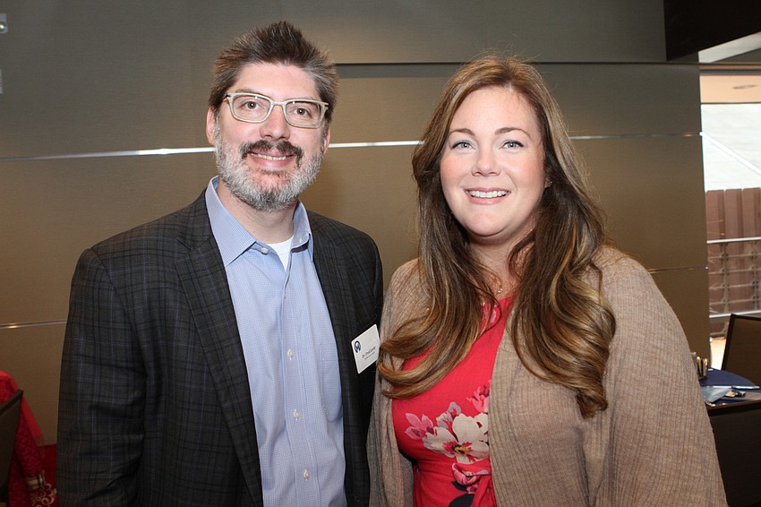 Keynote speaker Dr. Fred Locke and Mandy Donohue