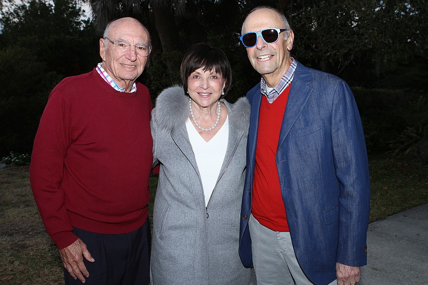 Norman and Sylvia Sanet with Michael Goldman