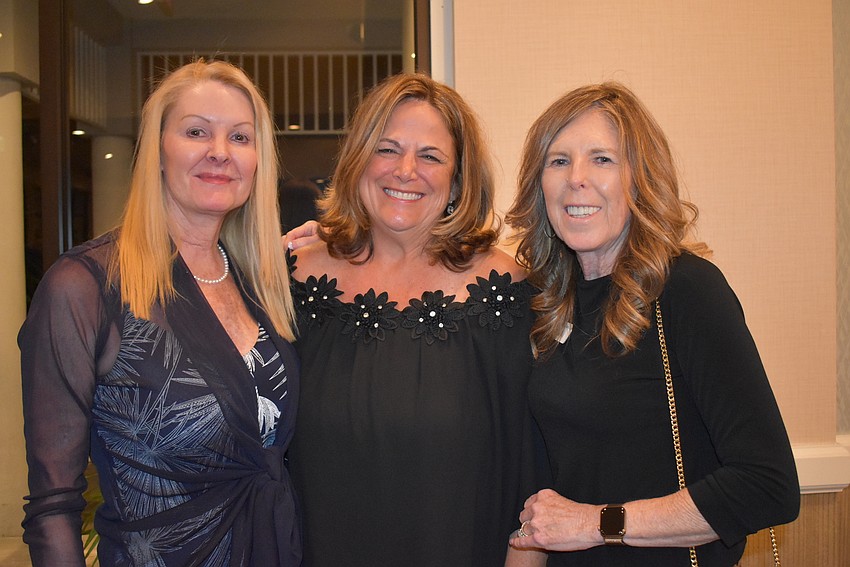 Susan Phillips with co-chairs Nancy McLean and Lyn Haycock