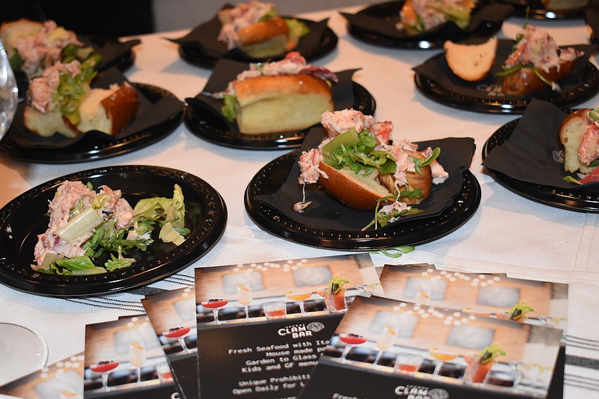 Speak's Clam Bar served small sandwiches.