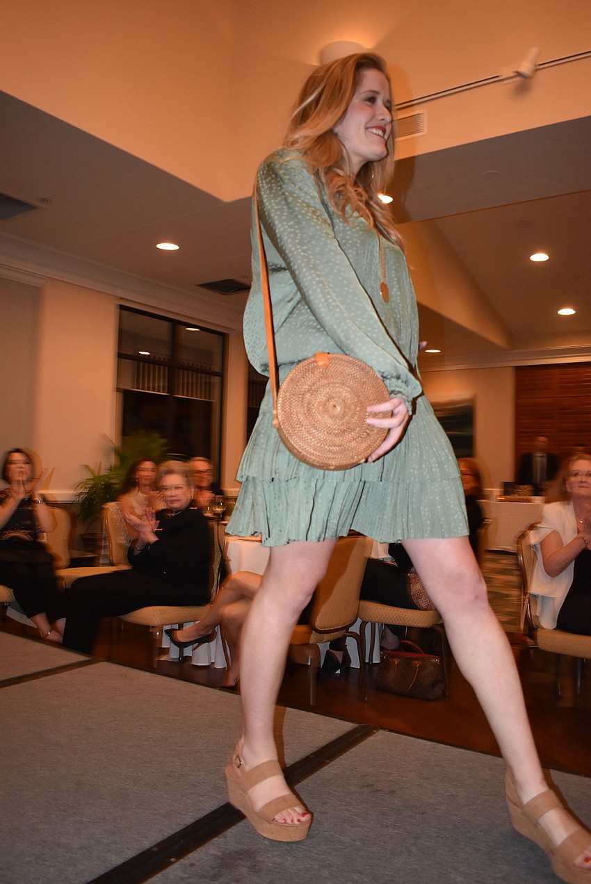 Savannah Schields in her first outfit